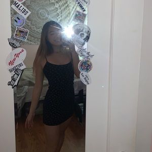 brandy melville navy blue kyran dress